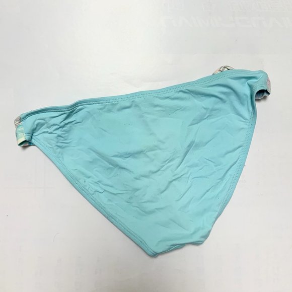 3/$20 Mint Blue Ardene Bikini Bottoms Size Medium Floral - Picture 2 of 3